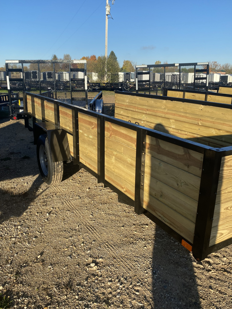 New 2026 AMO 6X14 WOODSIDE Landscape Trailer