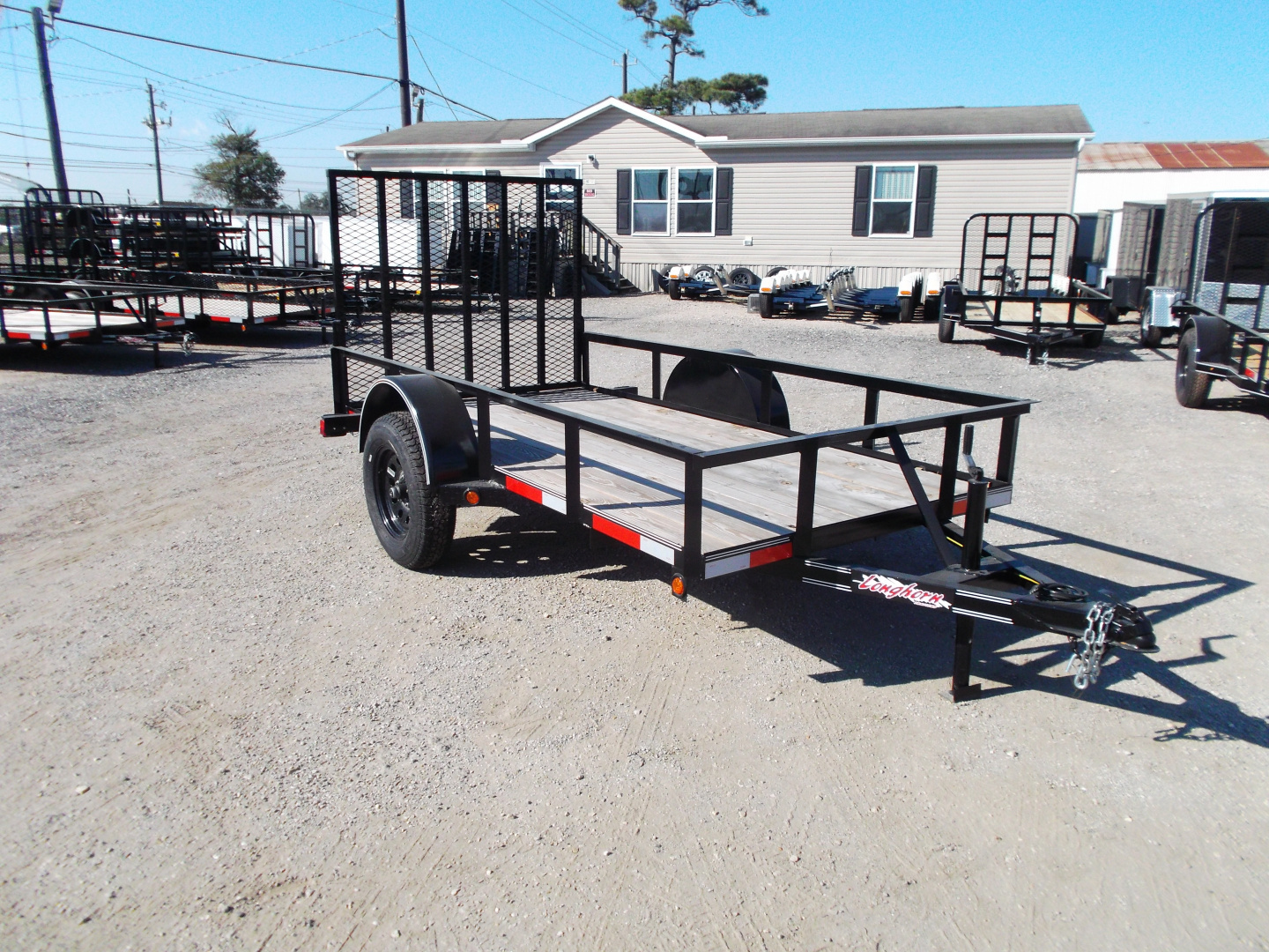 New 2025 Longhorn Trailers 5x10 Utility Trailer / 4ft Heavy Duty Ramp Gate
