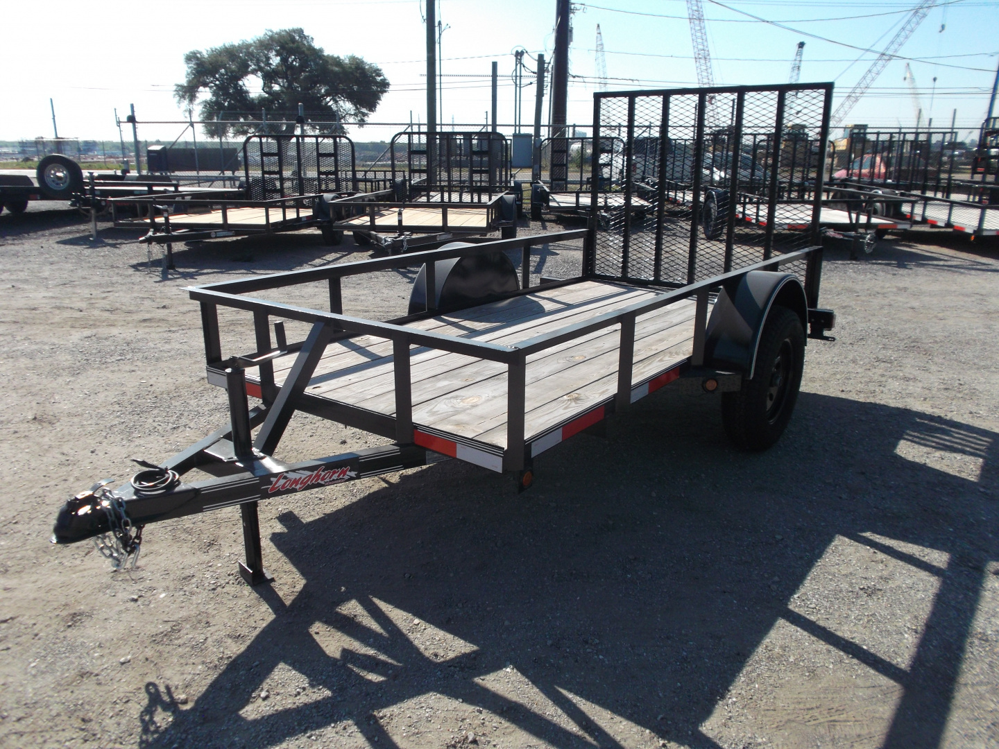 New 2025 Longhorn Trailers 5x10 Utility Trailer / 4ft Heavy Duty Ramp Gate
