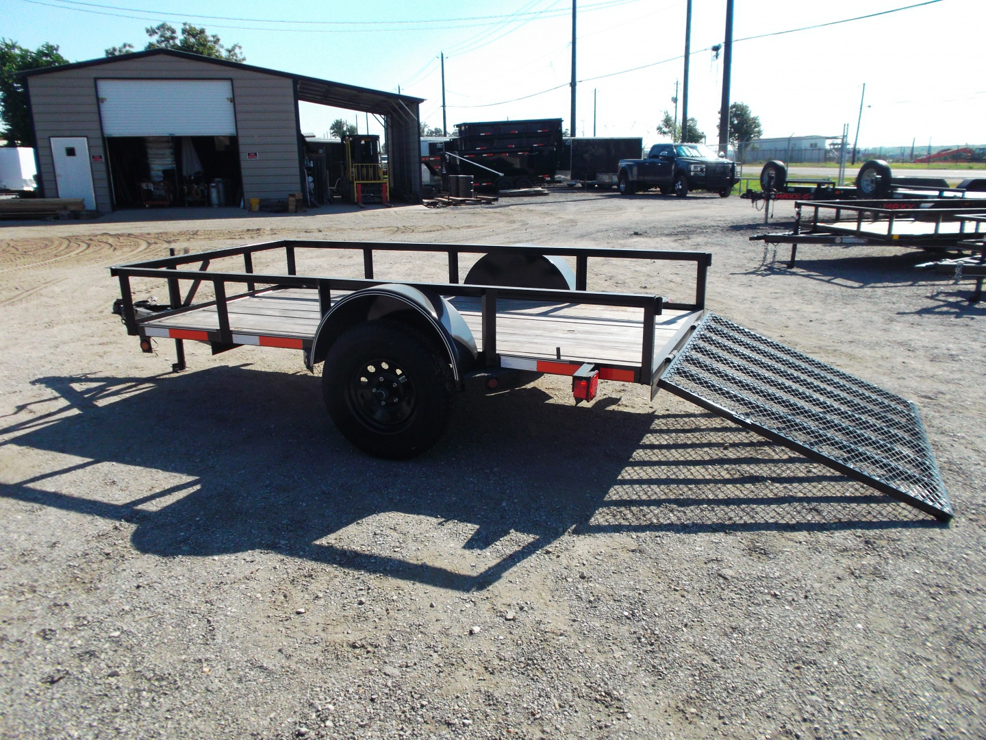 New 2025 Longhorn Trailers 5x10 Utility Trailer / 4ft Heavy Duty Ramp Gate