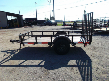New 2025 Longhorn Trailers 5x10 Utility Trailer / 4ft Heavy Duty Ramp Gate