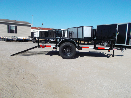 New 2025 Longhorn Trailers 5x10 Utility Trailer / 4ft Heavy Duty Ramp Gate