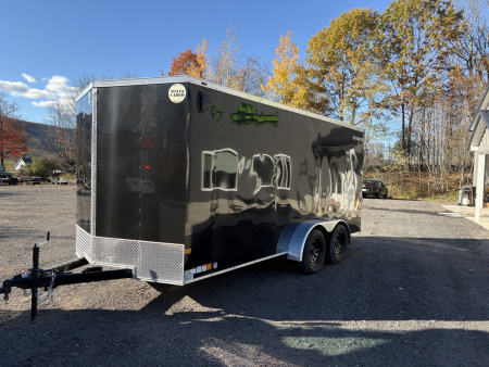 New 2026 WELLS CARGO 7x16 Fasttrac Deluxe w/ 6'6  Interior Height Cargo / Enclosed Trailer