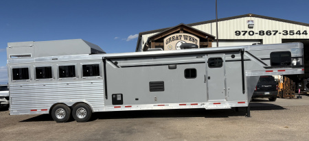New 2025 SMC P8413 Patriot 4 Horse Trailer