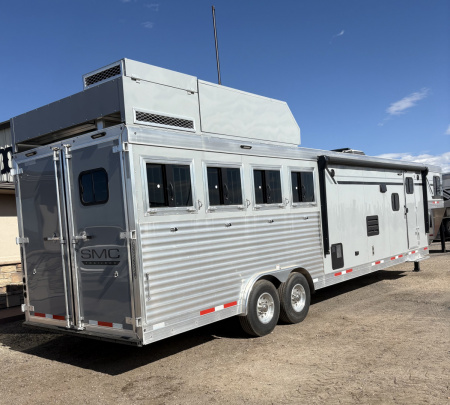 New 2025 SMC P8413 Patriot 4 Horse Trailer