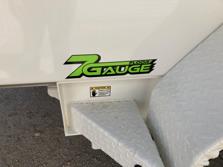 New 2026 Load Trail DT 14' x 83" Tandem Axle Dump Low-Pro Dump Trailer (White)