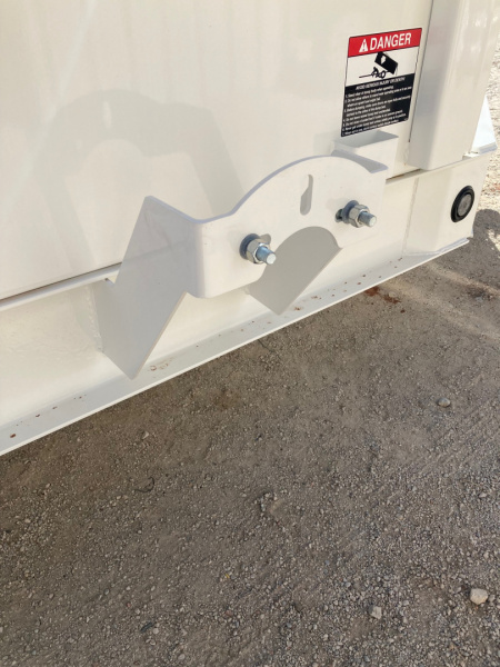New 2026 Load Trail DT 14' x 83" Tandem Axle Dump Low-Pro Dump Trailer (White)