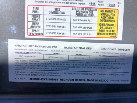 New 2026 Norstar DCB Dump Trailer