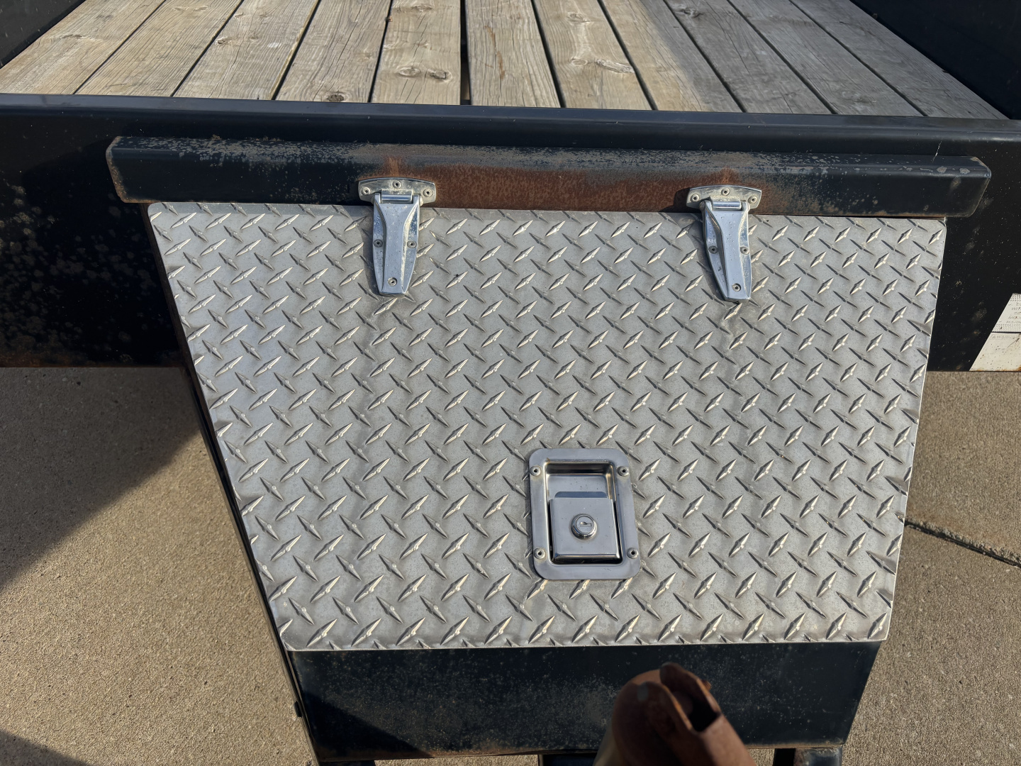 Used 2018 Used Rice Trailers 81"x14' Utility Trailer w/ Solid Sides - 2990# GVWR