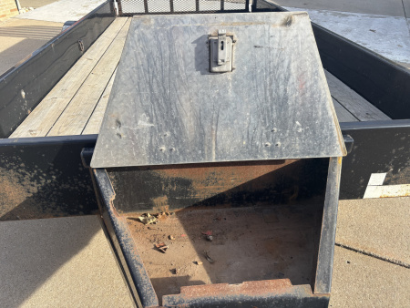 Used 2018 Used Rice Trailers 81"x14' Utility Trailer w/ Solid Sides - 2990# GVWR