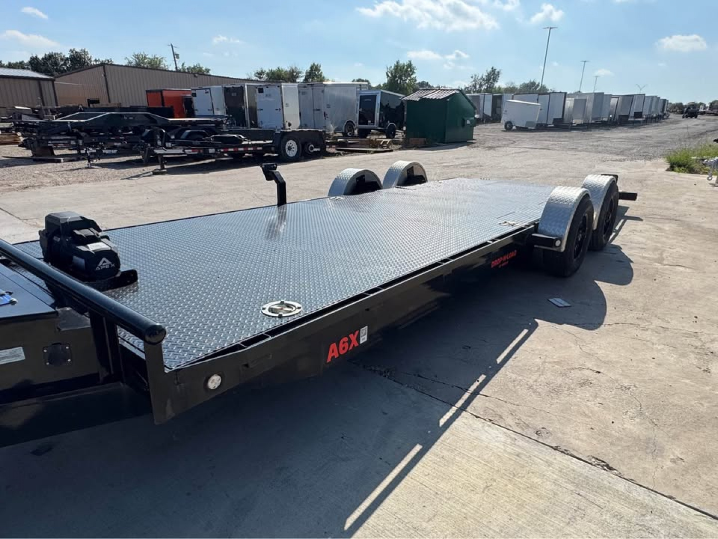 Used 2022 MAXX-D 24' OPEN CAR HAULER DROP-N-LOAD TRAILER Car / Racing Trailer