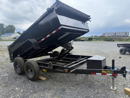 New 2026 BIG TEX 14LX Dump Trailer 6’11”X14’ SCISSOR HOIST , TARP RAMPS & COMBO GATE