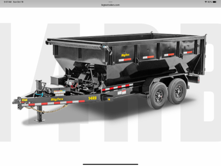 New 2026 Big Tex 14RB ROLL OFF DUMP BIN TRAILER ( BIN SOLD SEPARATE TRAILER ONLY)