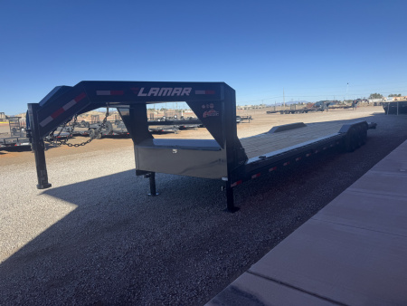 New 2026 Lamar Trailers 102X36 H8 21K GOOSENECK EQUIPMENT HAULER Flatbed Trailer