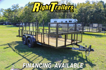 New 2025 7X16 Blue Collar Utility Trailer