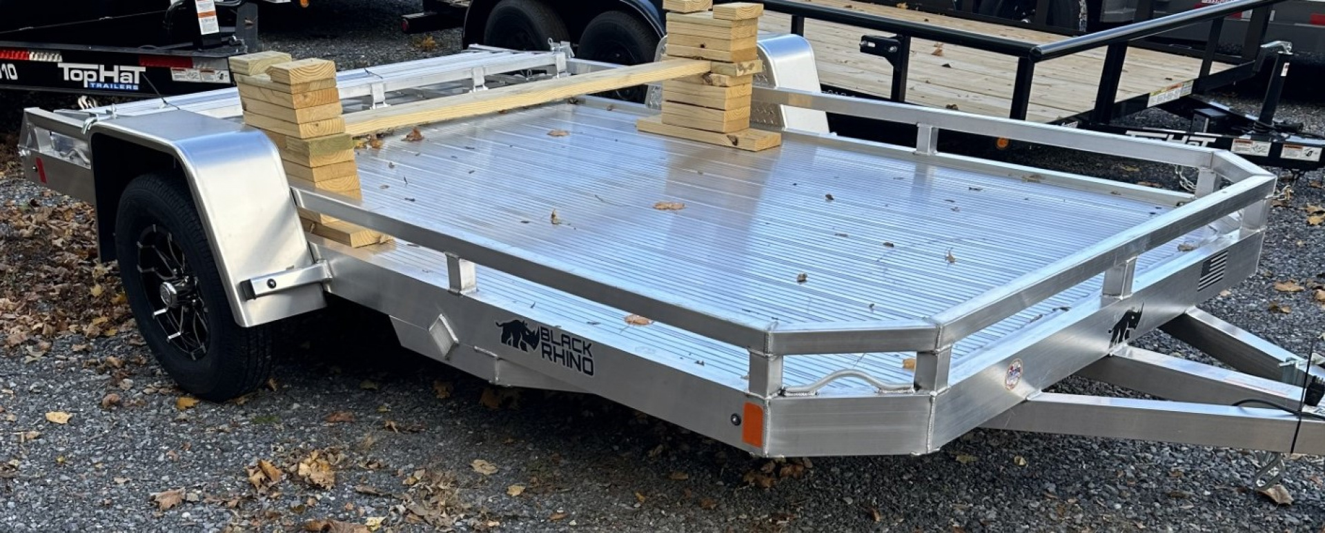 New 2026 Black Rhino 7x12 Utility Trailer