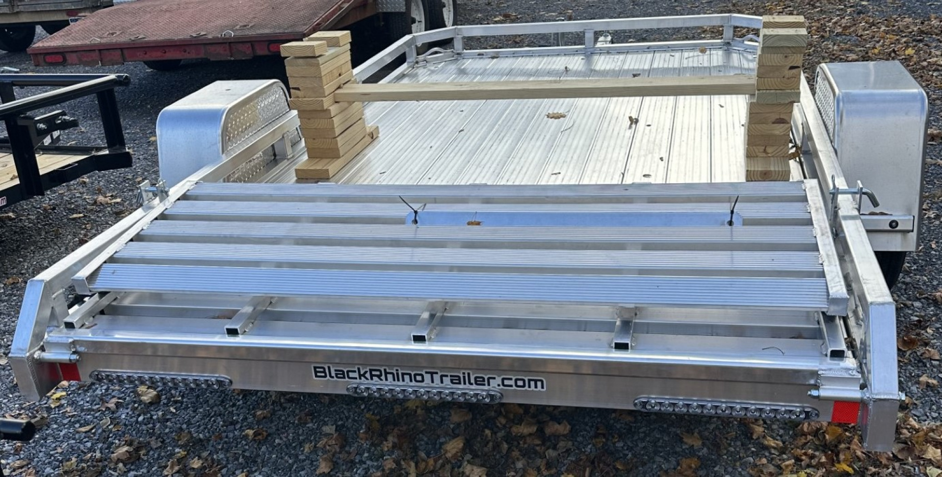 New 2026 Black Rhino 7x12 Utility Trailer