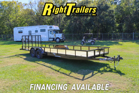 New 2025 7X24 Blue Collar Utility Trailer