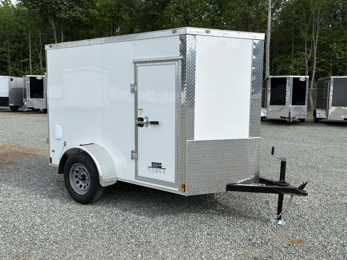 New 2026 Anvil 5X8 w/ Double Doors, Extra Height, & Side Door Cargo / Enclosed Trailer