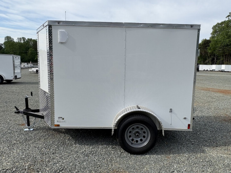 New 2026 Anvil 5X8 w/ Double Doors, Extra Height, & Side Door Cargo / Enclosed Trailer