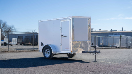 New 2026 Anvil 5X8 w/ Double Doors, Extra Height, & Side Door Cargo / Enclosed Trailer