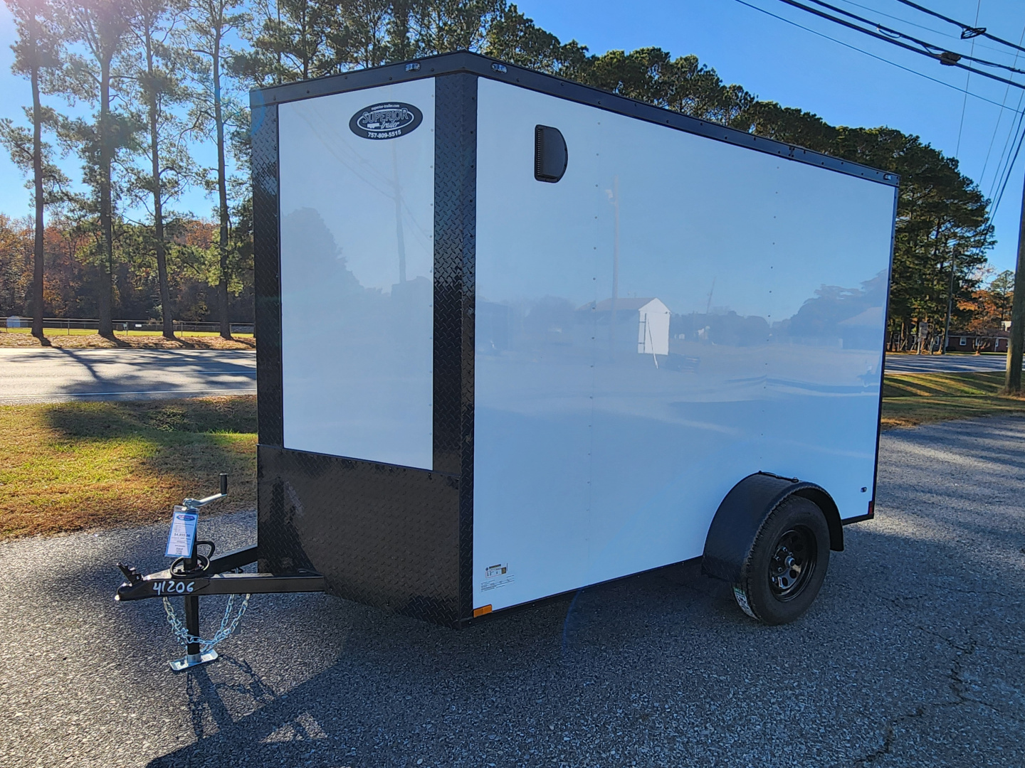 New 2026 Anvil 6X10 w/ Ramp, Black Out Package, & Extra Height Cargo / Enclosed Trailer