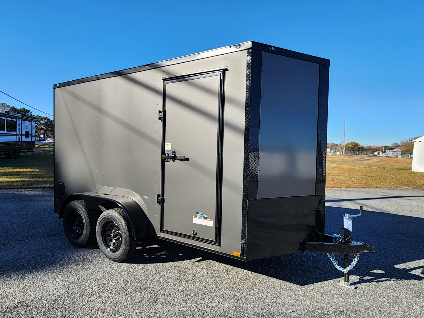 New 2026 Anvil 6X12 7K w/ Ramp Door, Extra Height, & Black Out Package Cargo / Enclosed Trailer
