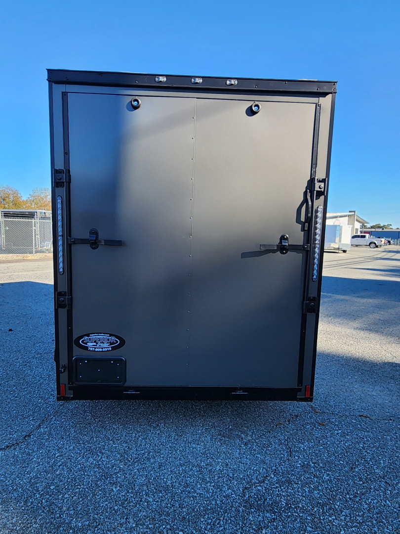 New 2026 Anvil 6X12 7K w/ Ramp Door, Extra Height, & Black Out Package Cargo / Enclosed Trailer