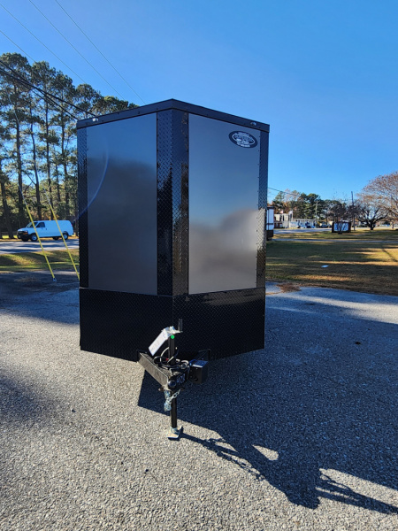 New 2026 Anvil 6X12 7K w/ Ramp Door, Extra Height, & Black Out Package Cargo / Enclosed Trailer