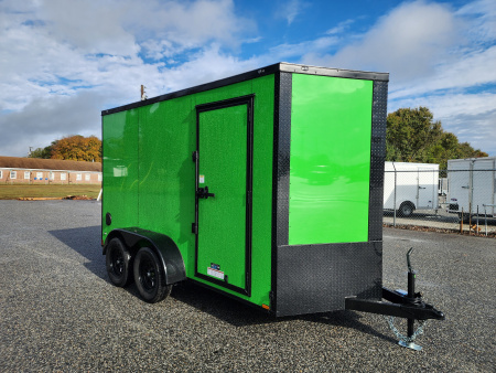 New 2026 Anvil 6X12 7K w/ Ramp Door, Extra Height, & Black Out Package Cargo / Enclosed Trailer
