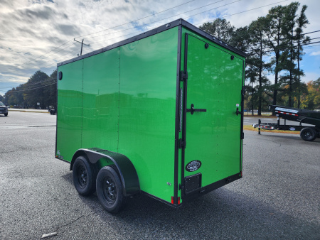 New 2026 Anvil 6X12 7K w/ Ramp Door, Extra Height, & Black Out Package Cargo / Enclosed Trailer