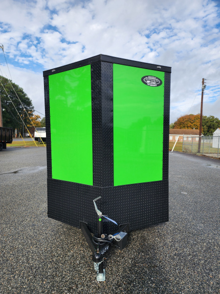 New 2026 Anvil 6X12 7K w/ Ramp Door, Extra Height, & Black Out Package Cargo / Enclosed Trailer