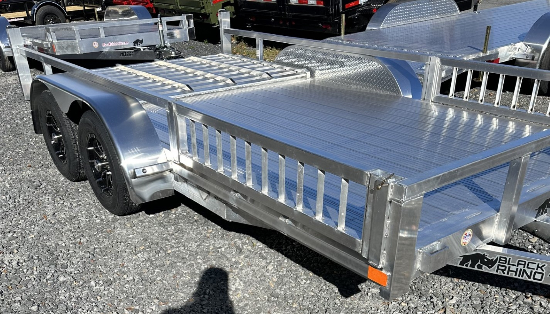 New 2026 Black Rhino 7X14 Landscape Trailer