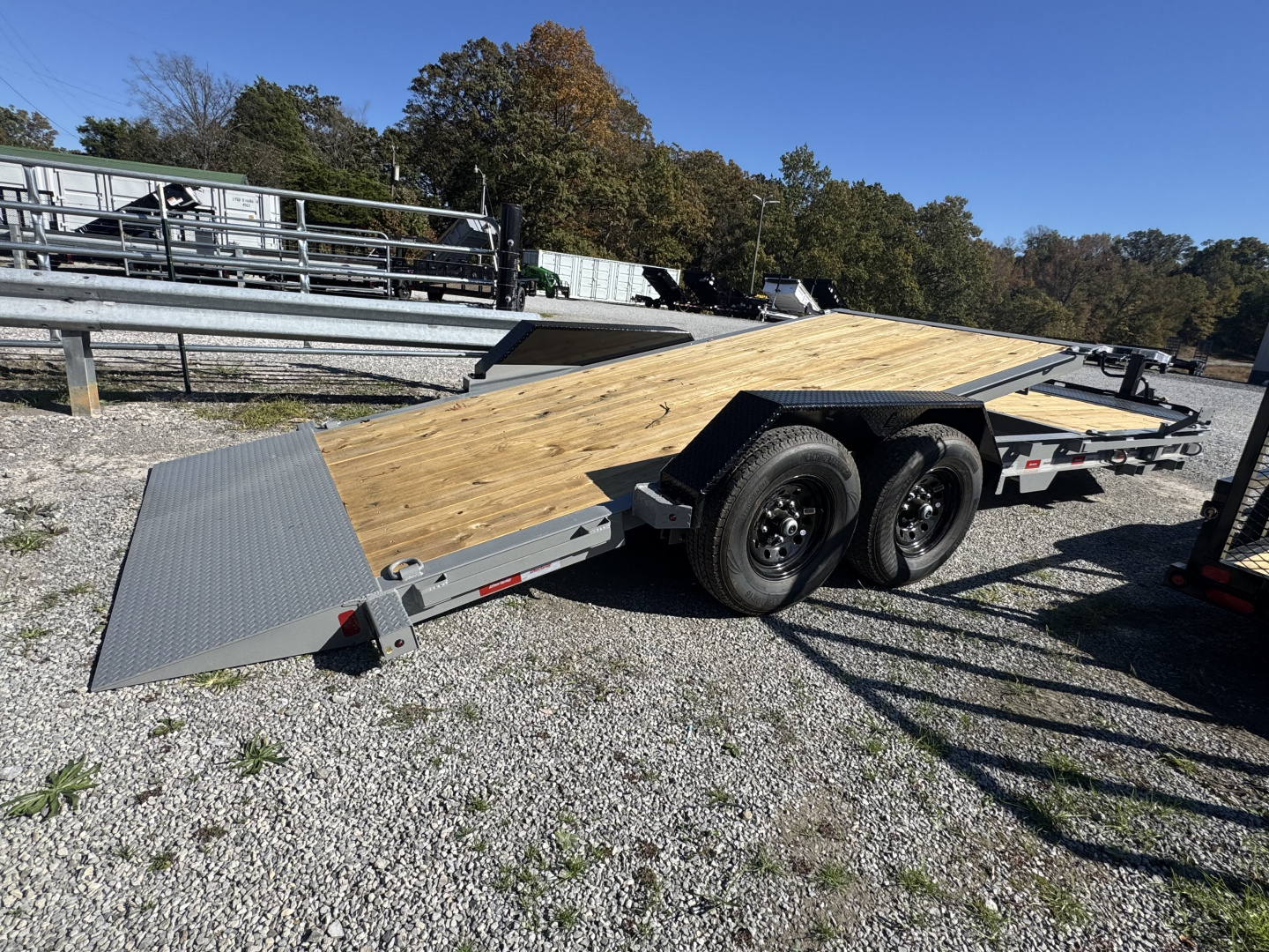 New 2026 Liberty LT14K Tilt Trailer, FORK HOLDERS, TOOLBOX, 15.4K GVWR