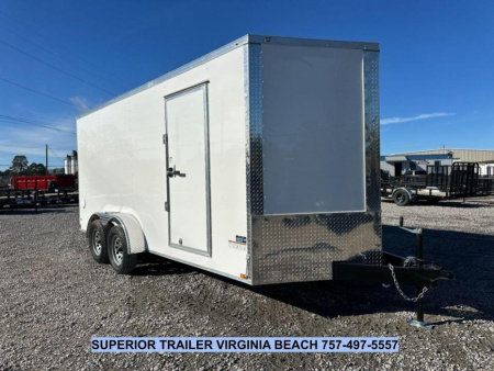 New 2026 Anvil 7X16 7K w/ Extra Height & Ramp Cargo / Enclosed Trailer