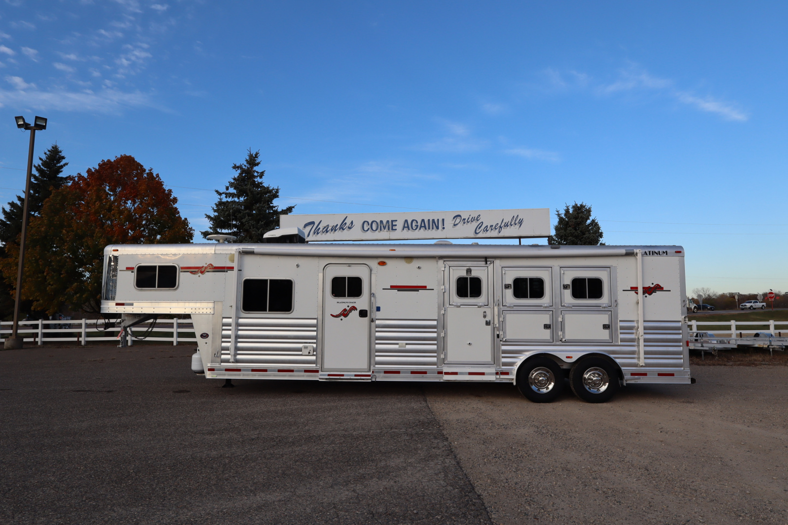 Used 2010 Platinum 3 Horse LQ Horse Trailer
