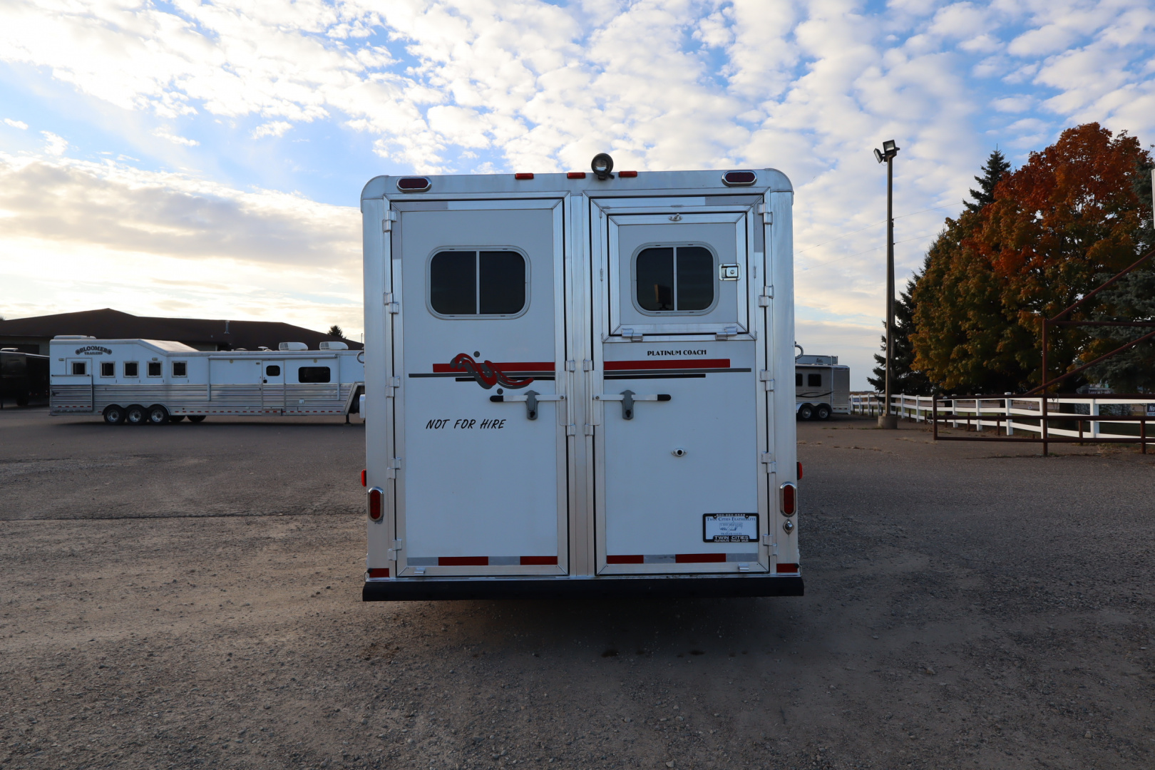Used 2010 Platinum 3 Horse LQ Horse Trailer