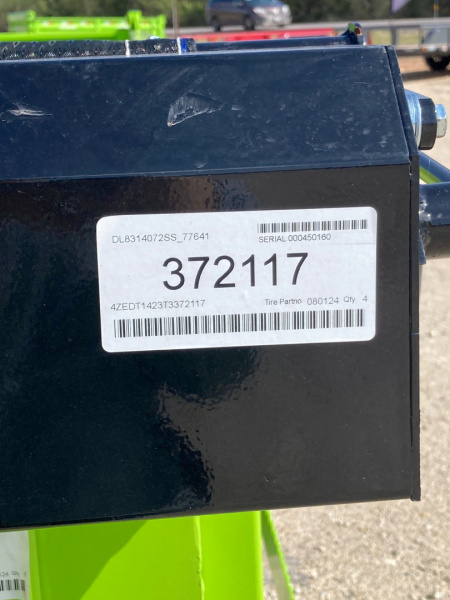 New 2026 Load Trail DT 14' x 83" Tandem Axle Dump Low-Pro Dump Trailer (Safety Green)