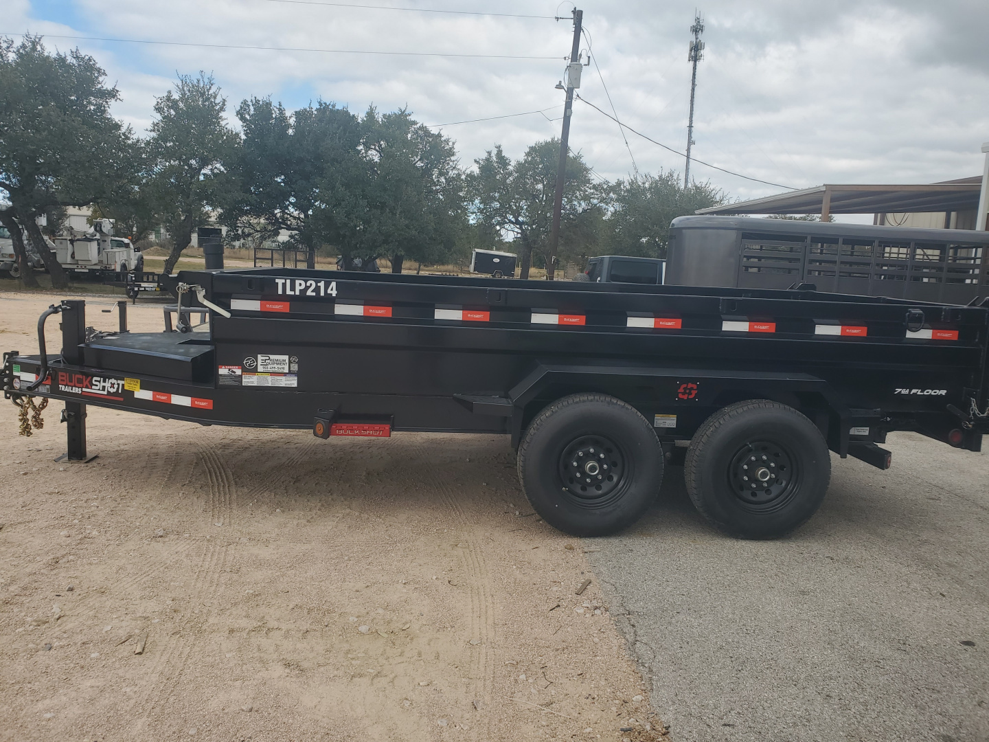 New 2025 Buckshot MFG TLP214 Dump Trailer