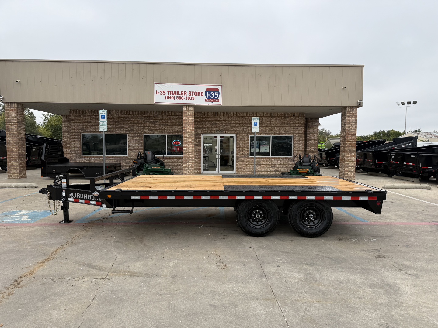 New 2026 Iron Bull FDP 102 X 16 Deckover Trailer