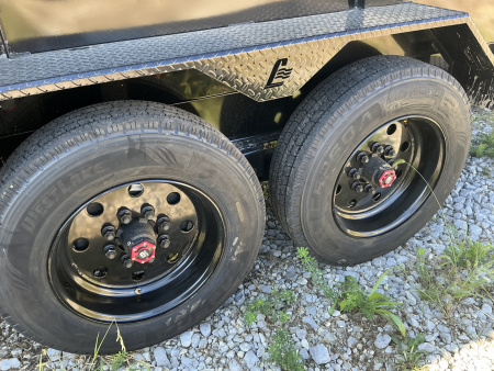 New 2025 Liberty LD16K 16’TELESCOPIC Dump Trailer, 40” HIGH SIDES, 17.5K GVWR, 7 GAUGE FLOOR