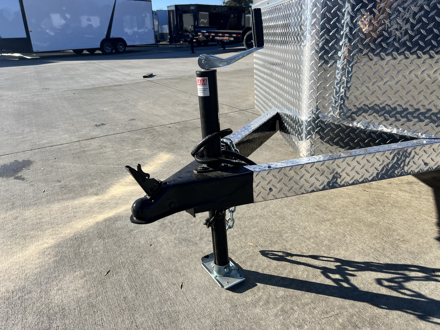 New 2026 Bighorn R&M 6x12 + 2V 6 inches Taller 78” Enclosed Rear Ramp Cargo Trailer