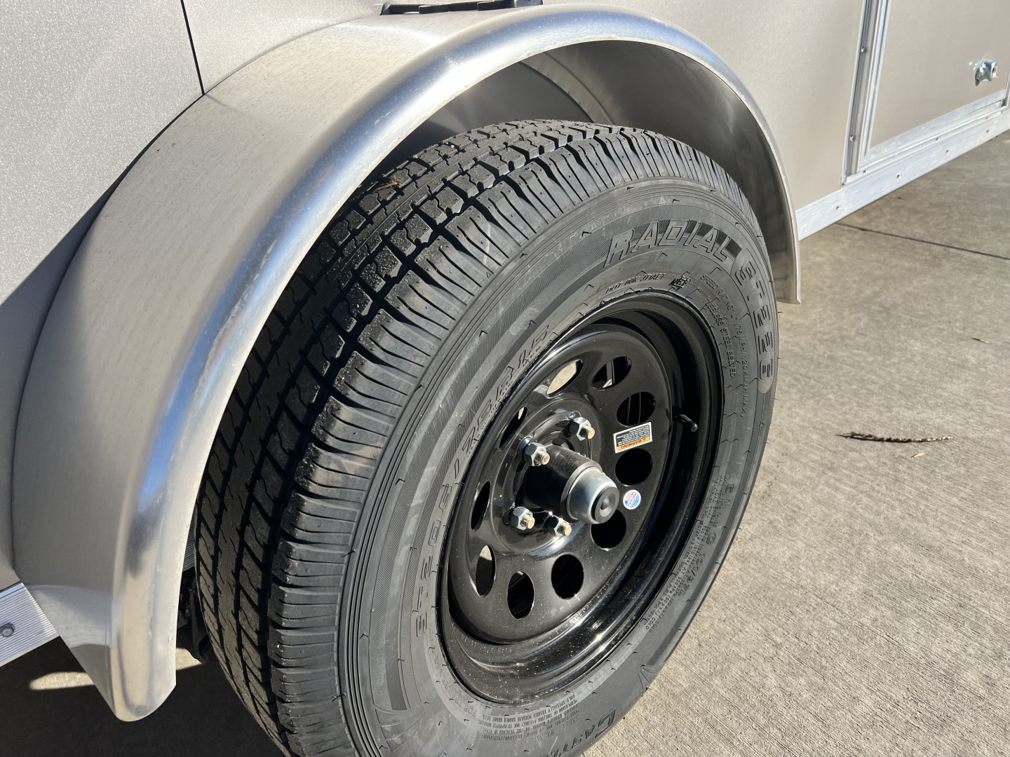 New 2026 Bighorn R&M 6x12 + 2V 6 inches Taller 78” Enclosed Rear Ramp Cargo Trailer