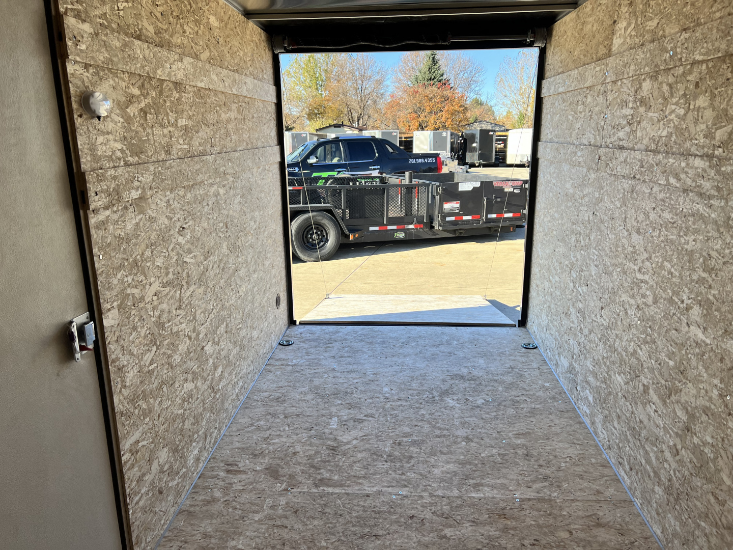 New 2026 Bighorn R&M 6x12 + 2V 6 inches Taller 78” Enclosed Rear Ramp Cargo Trailer