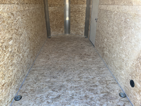 New 2026 Bighorn R&M 6x12 + 2V 6 inches Taller 78” Enclosed Rear Ramp Cargo Trailer