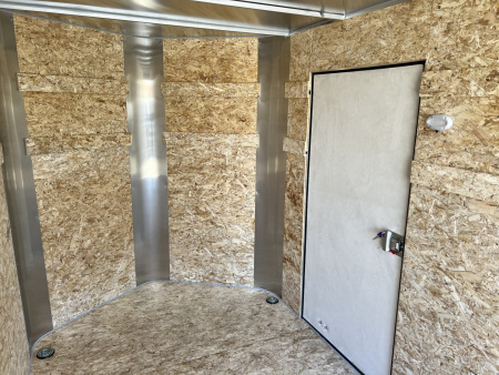 New 2026 Bighorn R&M 6x12 + 2V 6 inches Taller 78” Enclosed Rear Ramp Cargo Trailer