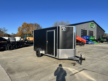New 2026 Bighorn R&M 6x12 + 2V 6 inches Taller 78” Enclosed DOUBLE DOORS Cargo Trailer