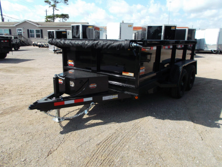 New 2026 Prospector 6X12 CW 10K Dump Trailer / 24  Sides / Tarp Kit