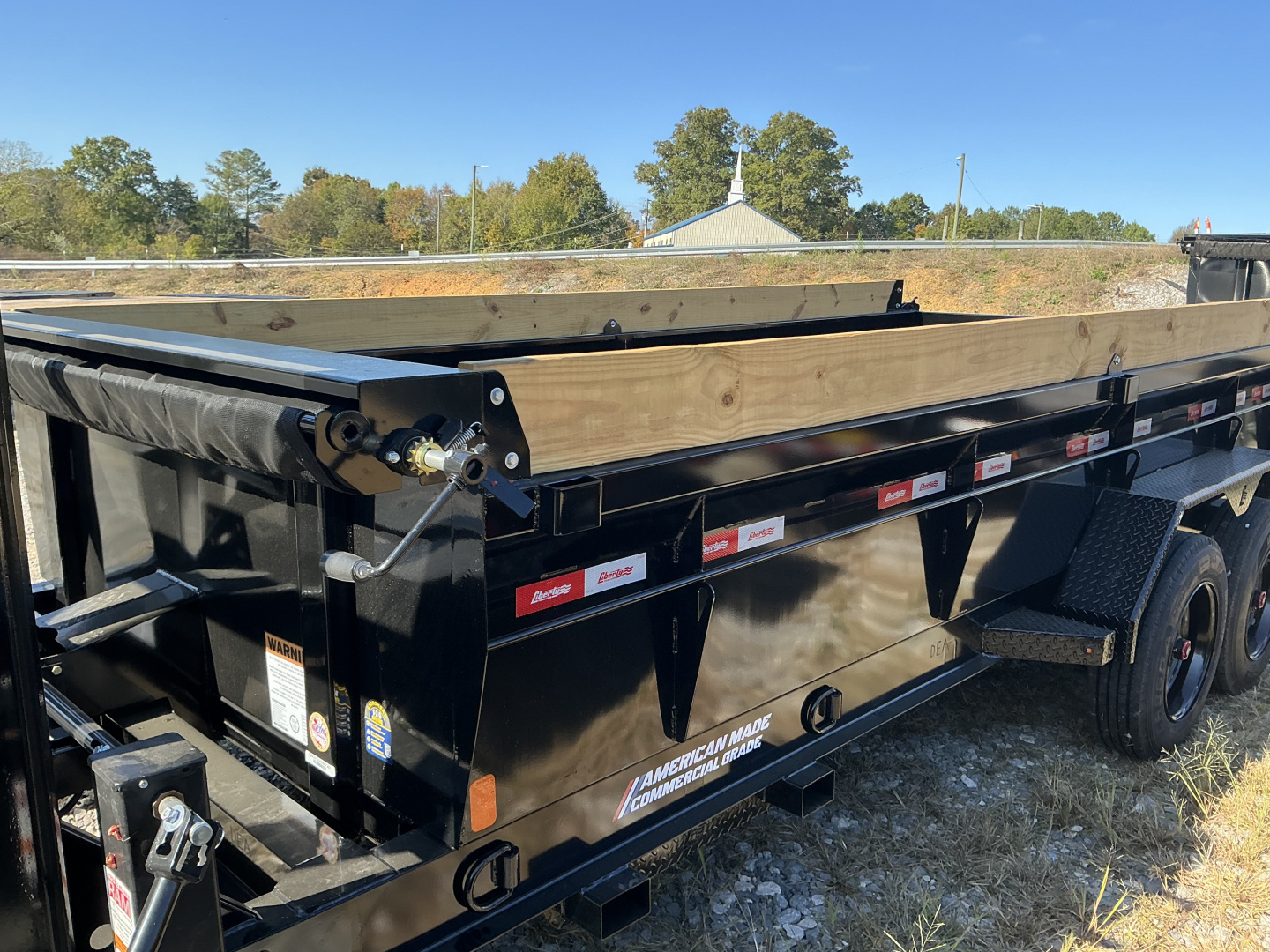 New 2025 Liberty LD16K GOOSENECK TELESCOPIC Dump Trailer, 7 GAUGE FLOOR