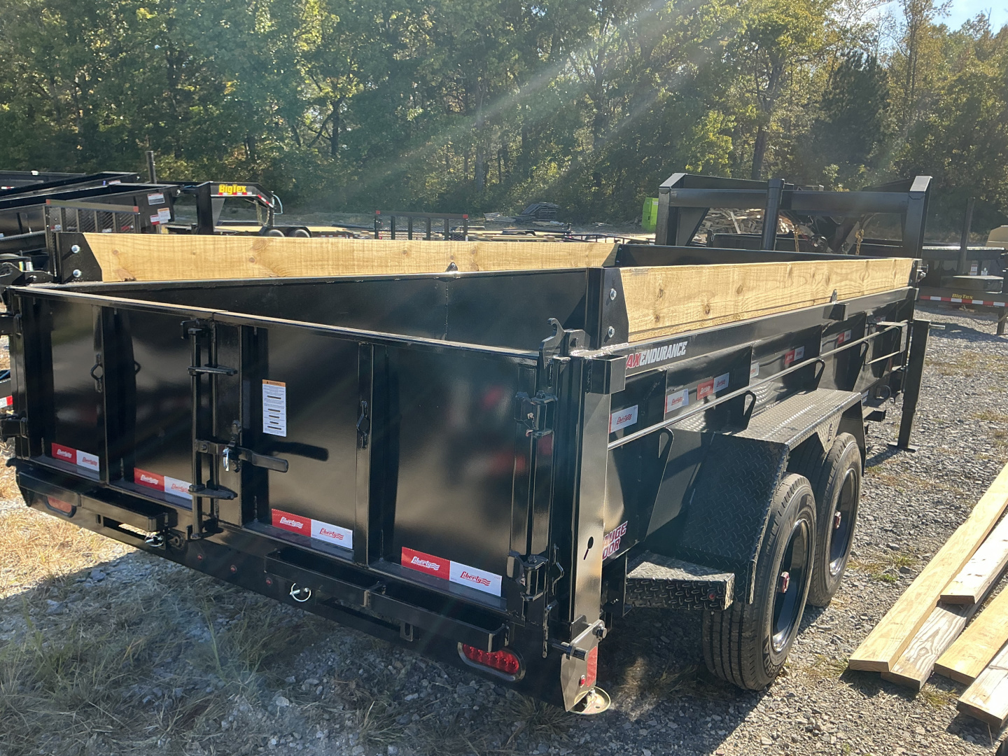 New 2025 Liberty LD16K GOOSENECK TELESCOPIC Dump Trailer, 7 GAUGE FLOOR